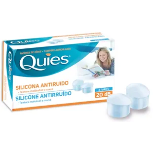 Quies Tapones Silicona Anti-ruido 3 Pares
