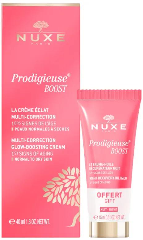 Nuxe Prodigieuse Boost Cream 40 ml + Nachtbalsam 15 ml