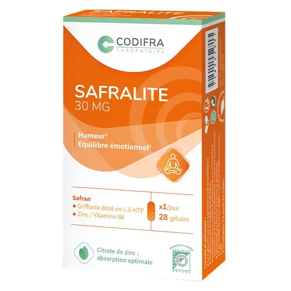 Safralite 28 Cápsulas x 30 mg