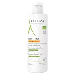 A-Derma Exomega Control Gel Moussant Émollient Anti-Grattage 500ml