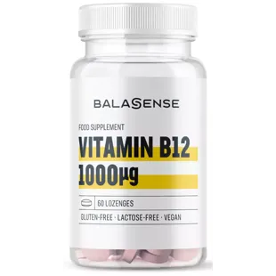 Balasense Vitamina B12 Sublingual Sabor Fresa 60 Comprimidos 