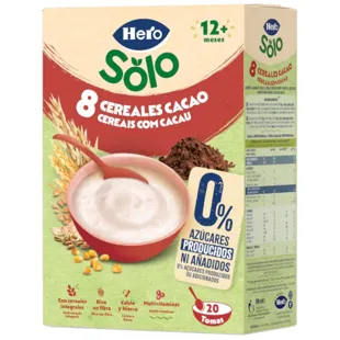 Hero Solo Porridge 8 Cereals with Cocoa +12m 340 gr