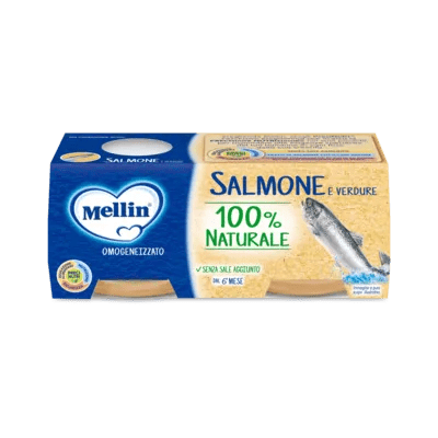 Mellin Omogeneizzato di Salmone 2 x 80 g