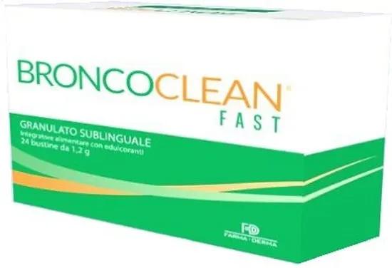 Broncoclean Fast Polvere Benessere Vie Respiratorie 24 Bustine 2 g