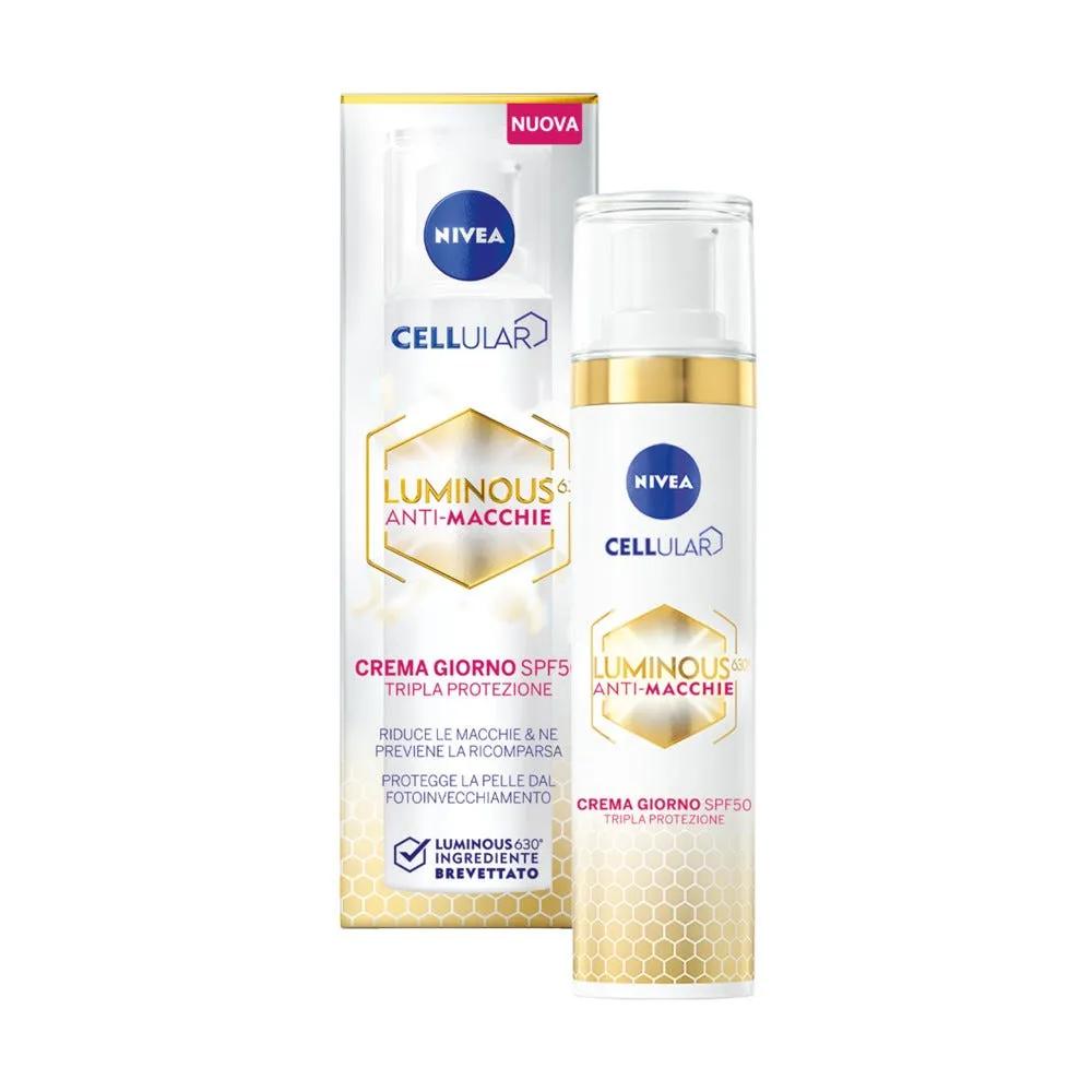 Nivea Cellular Luminous630 Anti-Macchie Crema Viso Giorno SPF50 Tripla Protezione 40 ml