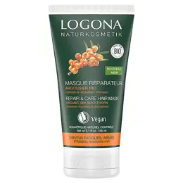 Logona Soins Capillaires Masque Réparateur à l'Argoursier Bio 150ml