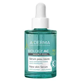 A-Derma Biology Ac Sérum Night-Peel Peau Neuve 30ml