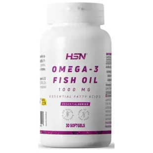 HSN Omega-3 Fish Oil 1000mg 30 Softgels