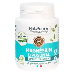 Nat & Form Magnésium Liposomal 60 gélules végétales