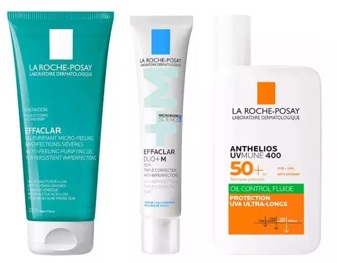 La Roche Posay Effaclar Tagesroutine für Akne bei Erwachsenen