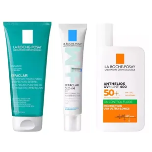 La Roche Posay Effaclar Day Routine Adult Acne