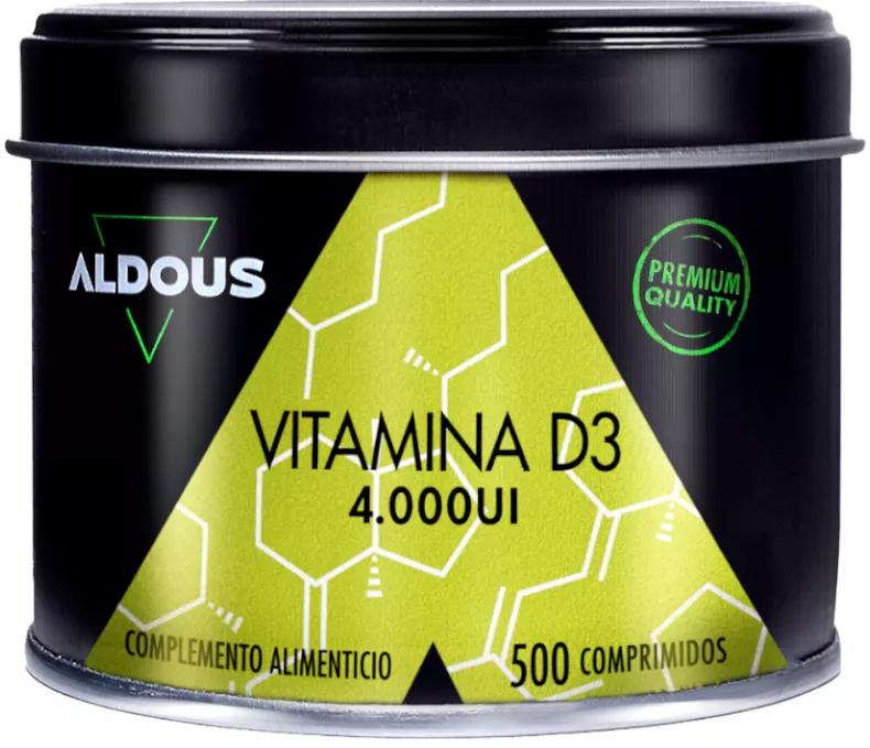 Aldous Labs Vitamina D3 4000 UI 500 Comprimidos