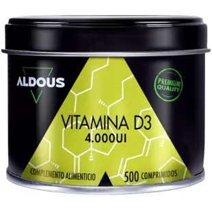 Aldous Labs Vitamin D3 4000 IU 500 Tablets