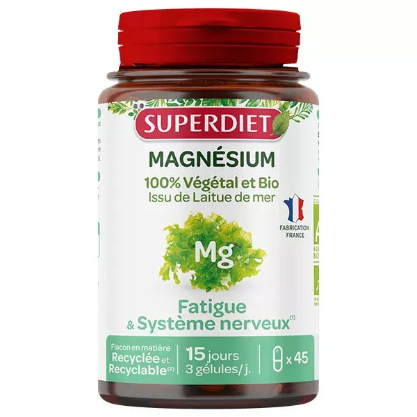 Superdiet Laitue de Mer Magnesium 45 gélules
