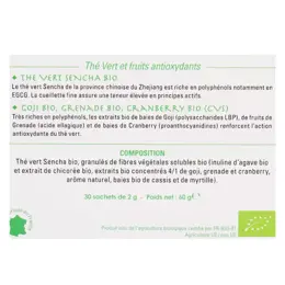 Nutrigée Thé vert bio 30 sachets fraîcheur