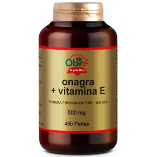Obire Evening Primrose Oil 500 mg 10% GLA 450 Pearls