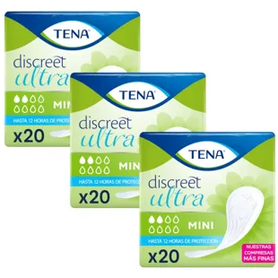 TENA Discreet Ultra Mini Women&#39;s 3x20 units