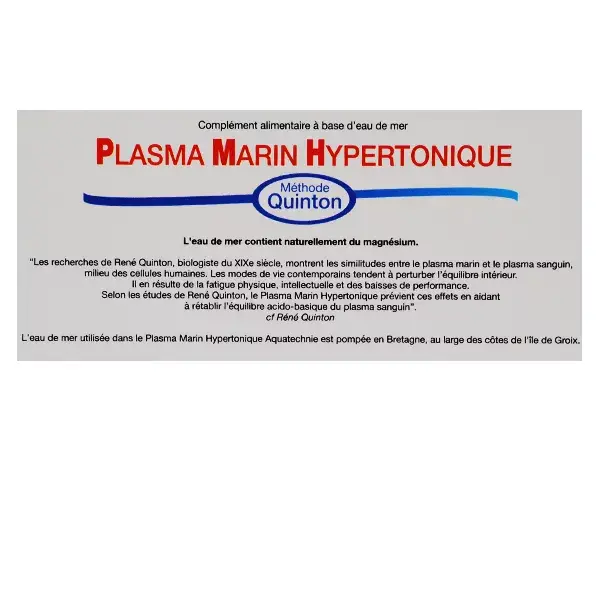 Biotechnie Hypertonic Marine Plasma 20 vials