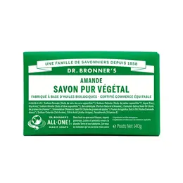 Dr Bronner's Savon Pur Végétal Amande 140g