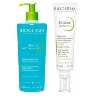 Bioderma Sébium Gel Limpiador 500 ml + Kerato+ 30 ml