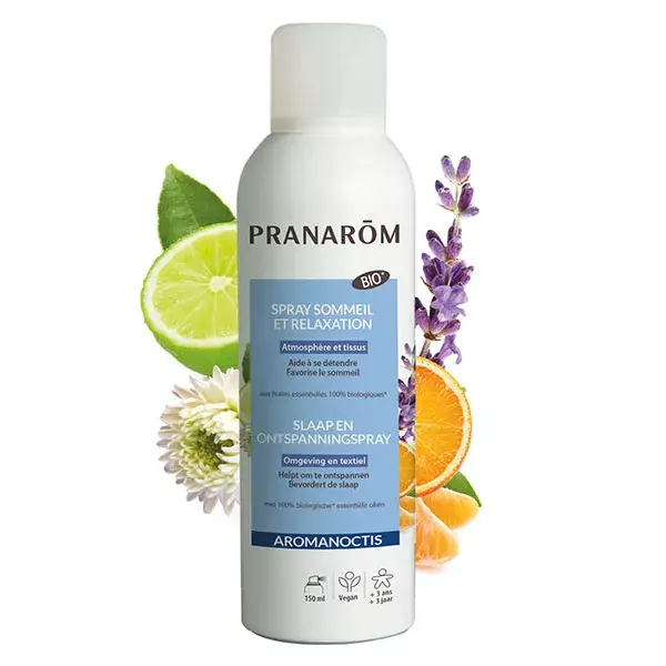 Pranarom Aromanoctis Spray Sommeil et Relaxation Bio 150ml