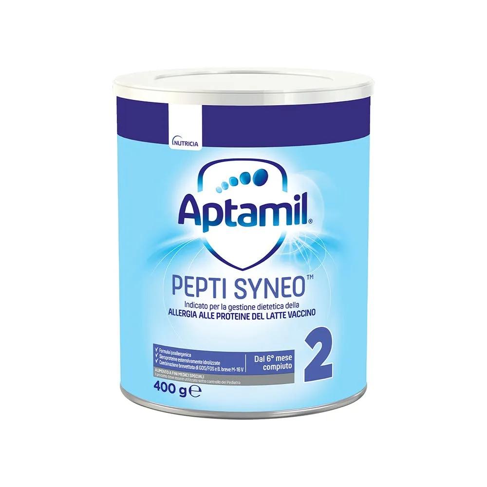 Aptamil Pepti Syneo 2, Allergia alle Proteine del Latte Vaccino, dal 6° mese, 400g