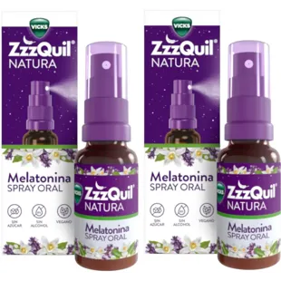 ZzzQuil Natura Melatonin Oral Spray for Sleep 2x30 ml