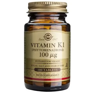Solgar Vitamin K1 0 mcg 0 tab