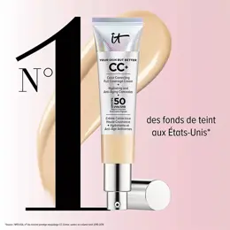 IT Cosmetics Fond de Teint Your Skin But Better CC+ Oil Free Matte Crème Correctrice Mate SPF40 Fair Light 32ml