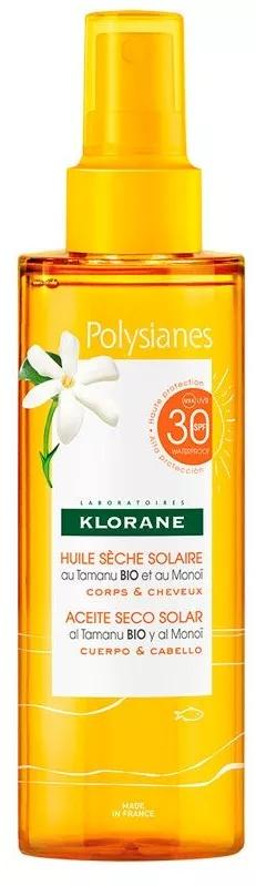 Klorane Polysianes Trockenöl SPF30 200ml