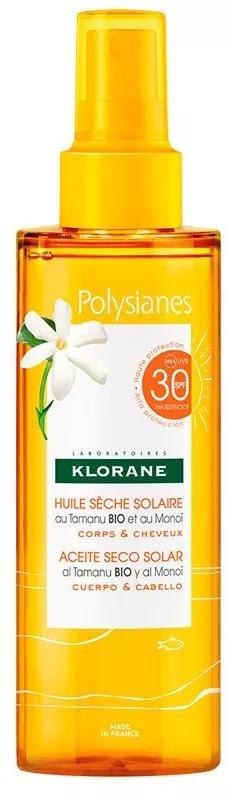 Klorane Polysianes Dry Oil SPF30 200ml