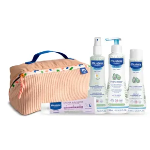 Mustela Vanity Toiletry Bag with 4 Hygiene Products