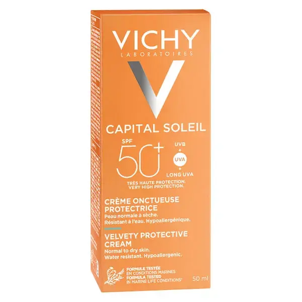 Vichy Capital Soleil Crème Solaire Visage Onctueuse SPF50+ 50ml
