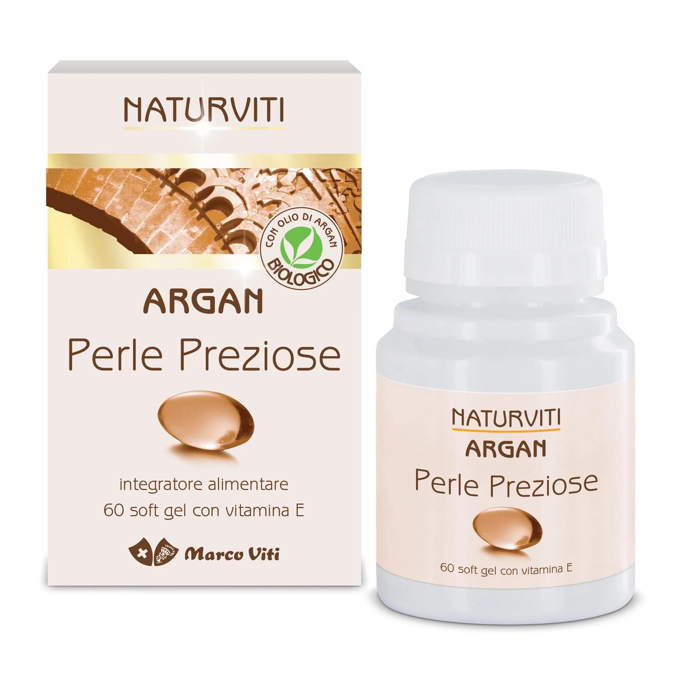 Naturviti Argan Perle Preziose Integratore della Pelle 60 Perle