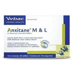 Virbac Anxitane M/L Integratore Antistress Cani 30 Compresse