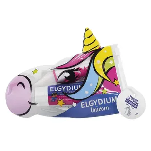 Elgydium Unicorn Travel Kit 1 unicorno BAD + dentifricio alla granatina 50ml