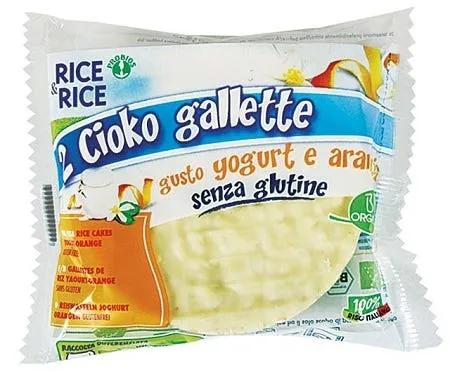 Rice&Rice Cioko Gallette allo Yogurt e Arancia Senza Glutine 33 g