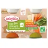 Babybio Mes 1ers Légumes de Nos Régions Bio 4 x 130g