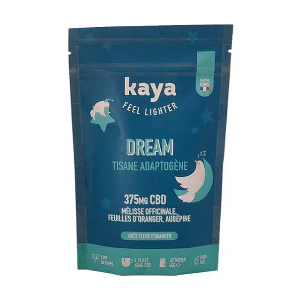 Kaya Tisane adaptogène Sommeil au CBD et plantes 45g