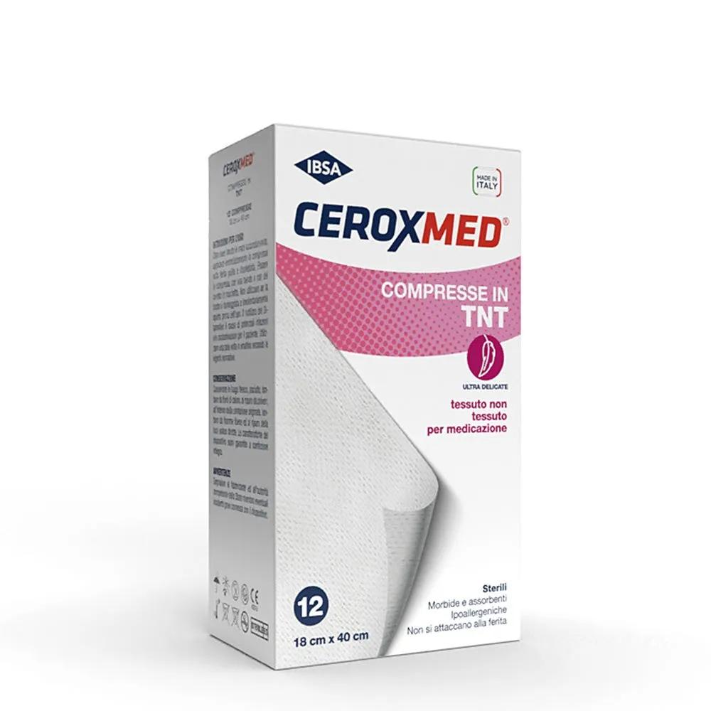 Ceroxmed Compresse di Garza Sterili TNT 18x40 cm 12 Pezzi