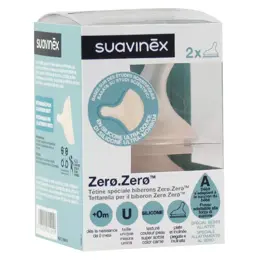 Suavinex Tétine Anti-Coliques Allaitement Zerø Zerø Lot de 2