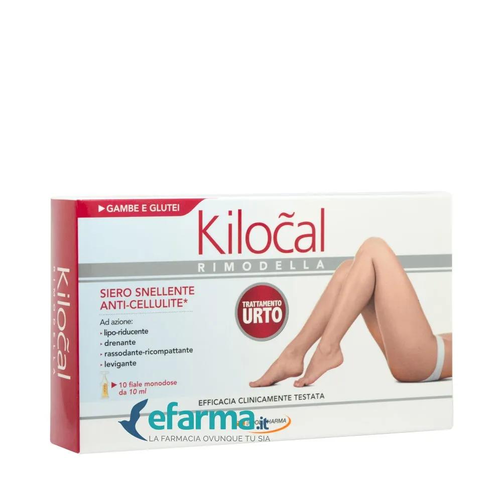 Kilocal Rimodella Siero Snellente Anti-Cellulite Trattamento Urto Gambe e Glutei 10 ml