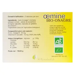 Oemine Bio-Onagre Bio 180 capsules