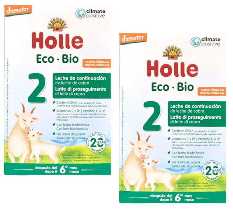 Holle Latte di Capra 2 Continuazione Eco +6m 2x400 gr