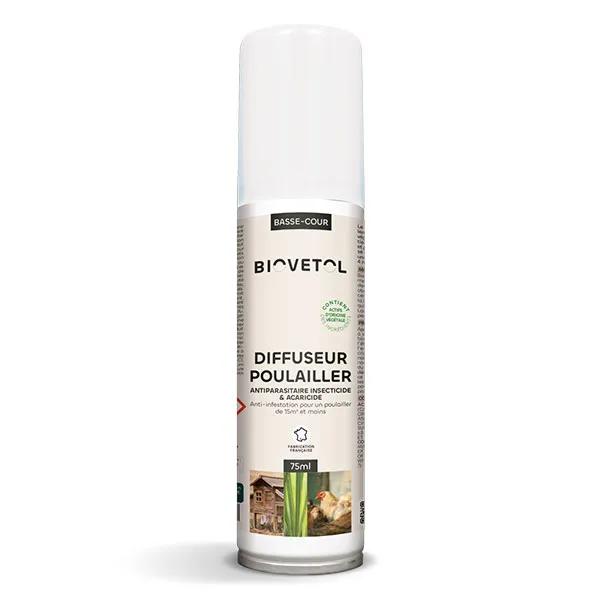 Biovetol - Antiparasitaire - Diffuseur poulailler - 75 ml