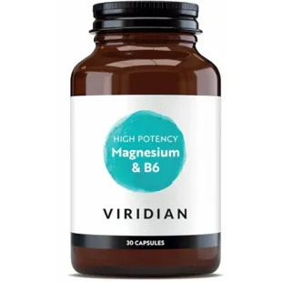 Viridian Magnesio Alta Potencia con B6 30 Cápsulas Vegetales