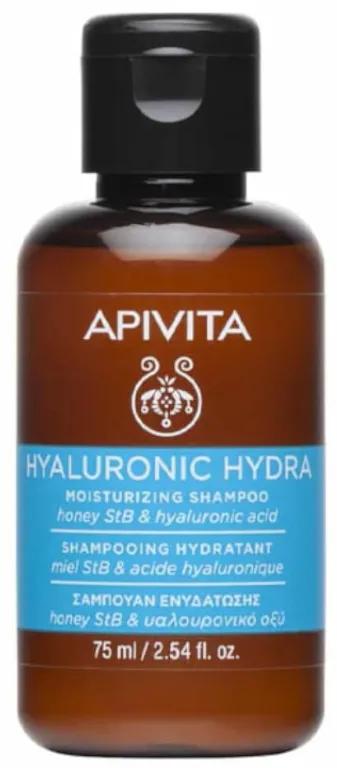 Apivita Shampooing hydratant l'acide hyaluronique et aloès 75 ml