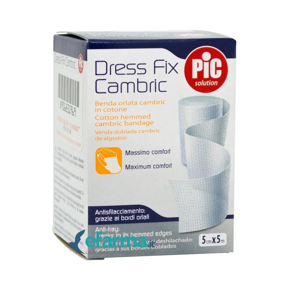 Pic Dress Fix Cambric Benda Orlata In Cotone cm 5x5 m 12 Bende