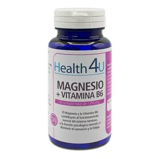 Health 4U Magnesium + Vitamin B6 60 Tablets