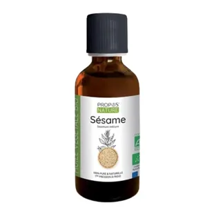 Olio vegetale di sesamo biologico per aromaterapia e fitoterapia Propos' Nature 50 ml